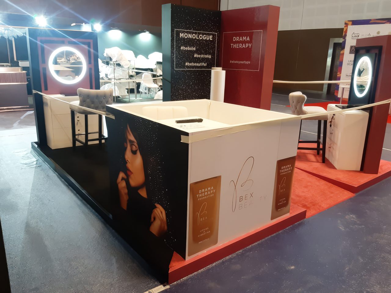 Bex Beauty exhibition stand