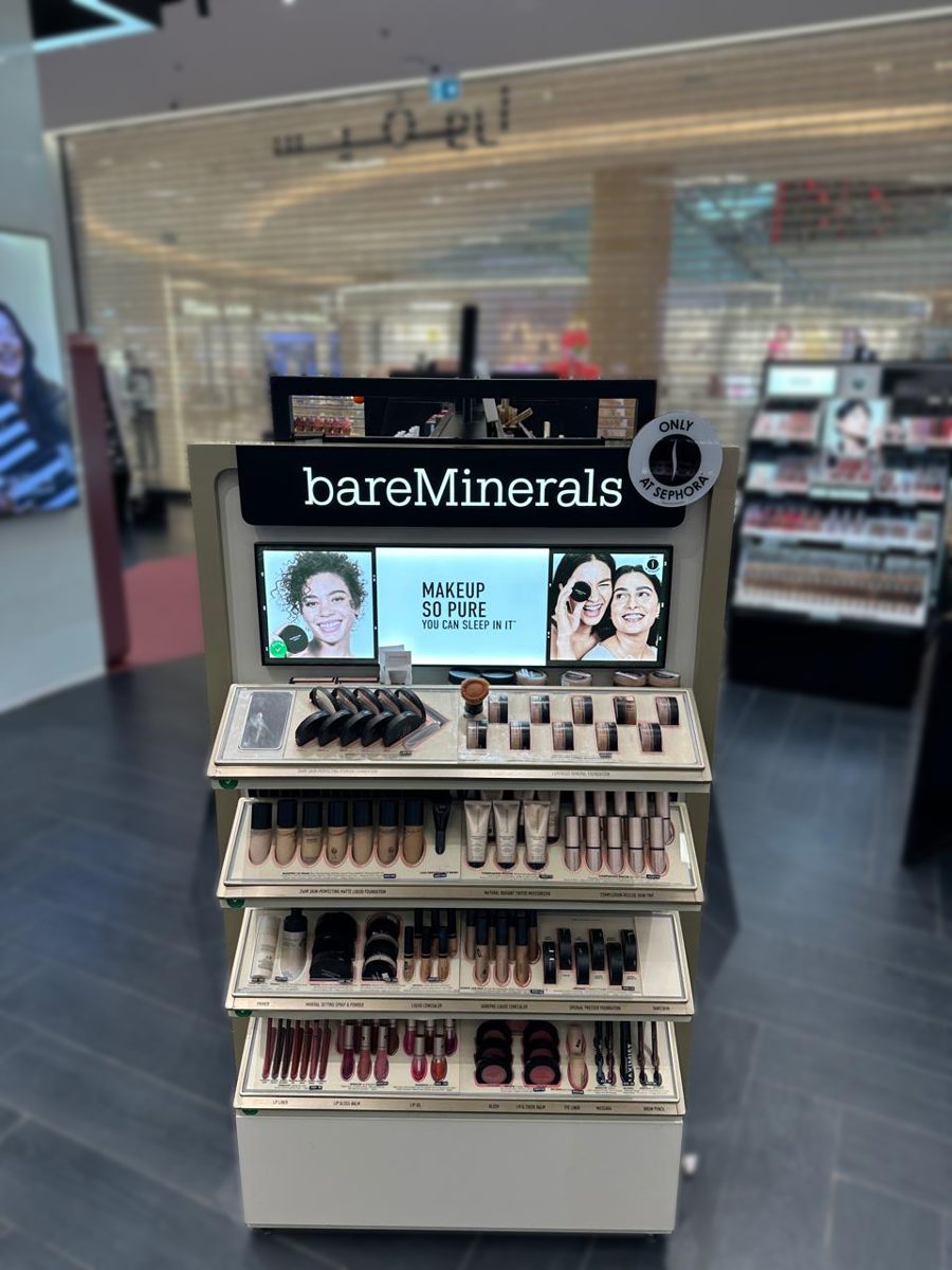 bareMinerals retail counter display
