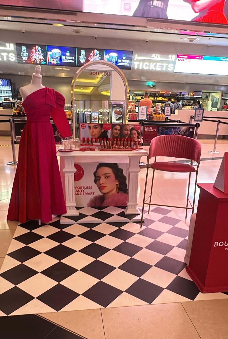 Cinema Event event, Styled activation corner
