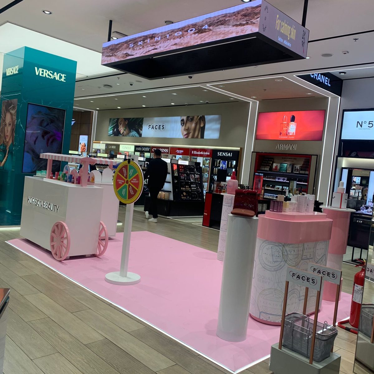 Kiosk Zone, branded floor area