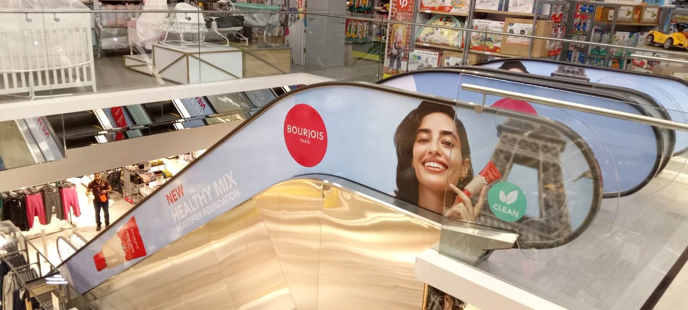 Escalator Branding - Deira City Centre
